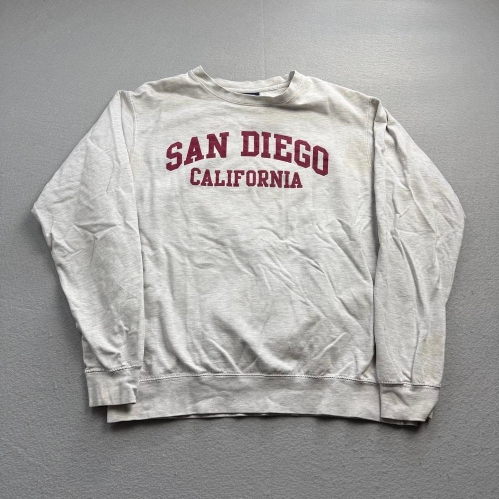 Vintage San Diego California Crewneck Sweatshirt Sport Made in Pakistan Size M